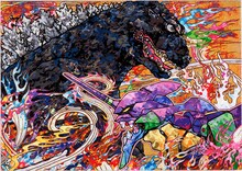 「ゴジラ対エヴァンゲリオン」第3弾ビジュアル 村上隆 (c)2016 Takashi Murakami/Kaikai Kiki Co., Ltd. TM&(c)TOHO CO.,LTD.　(c)カラー