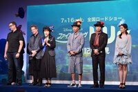 「ファインディング・ドリー」来日記者会見の様子。