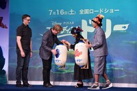 「ファインディング・ドリー」来日記者会見の様子。