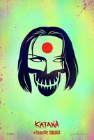 カタナのスカルイラスト。