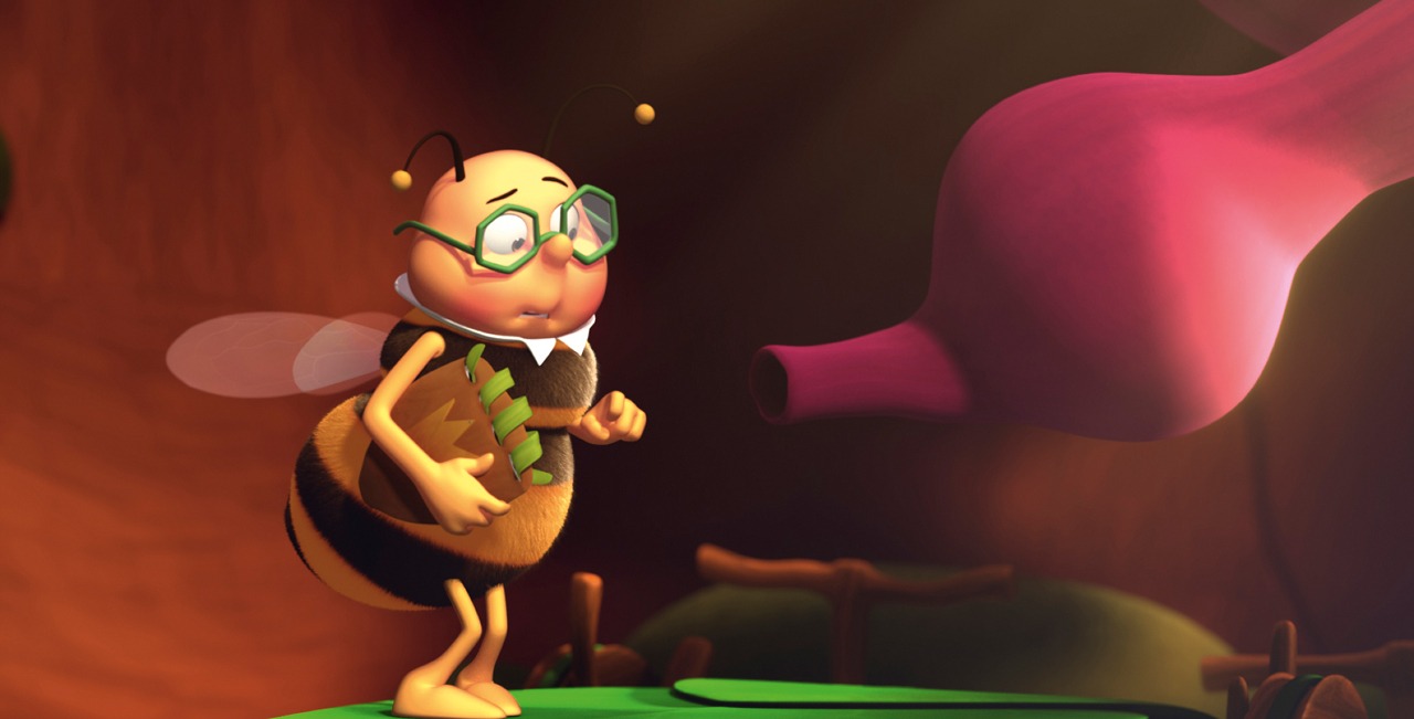 「みつばちマーヤの大冒険」より、クロウリー。(c)Studio 100 Media, Buzz Studios, Screen Australia, Screen NSW www.maya.tv and www.studio100.eu, TM Studio 100