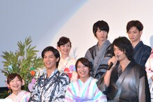 下段左から伊藤沙莉、中川大志、広瀬アリス、斎藤工。上段左から森絵梨佳、桜田通、千葉雄大。