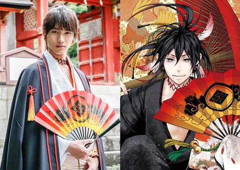 左から福士蒼汰、「曇天に笑う」主人公の曇天火。