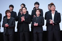 「HiGH&LOW THE MOVIE」完成披露イベントの様子。