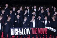 「HiGH&LOW THE MOVIE」完成披露イベントの様子。