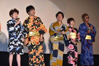 「ONE PIECE FILM GOLD」舞台挨拶の様子。