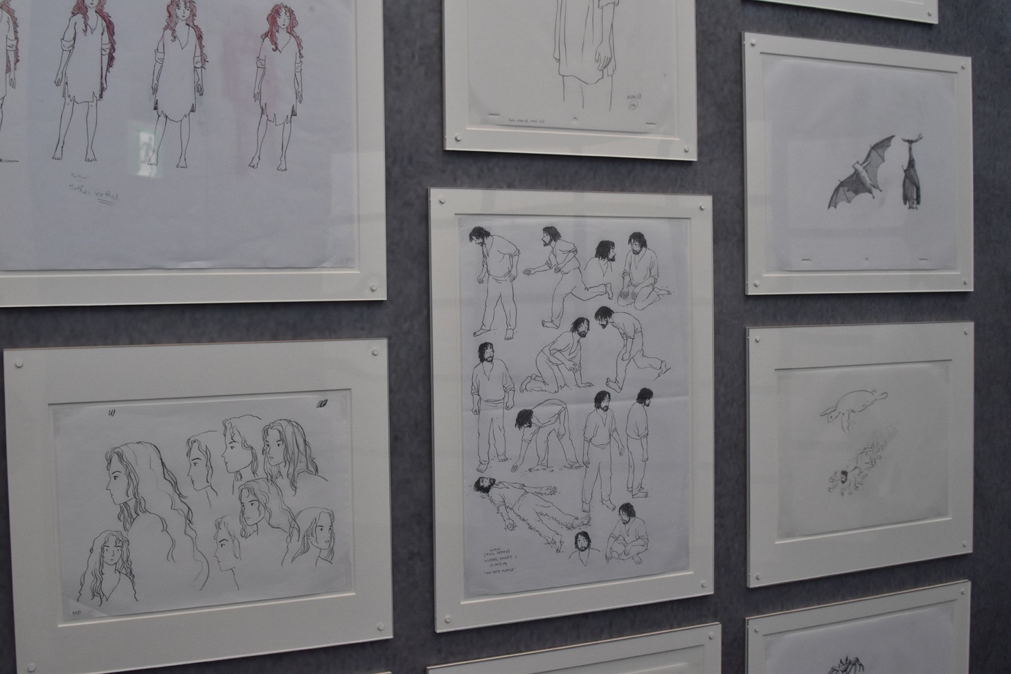「ジブリの大博覧会 ～ナウシカから最新作『レッドタートル』まで～」の様子。