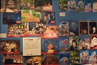 「ジブリの大博覧会 ～ナウシカから最新作『レッドタートル』まで～」の様子。