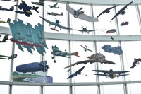 「ジブリの大博覧会 ～ナウシカから最新作『レッドタートル』まで～」の様子。