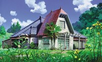 「となりのトトロ」草壁家 イメージボード (c) 1988 Studio Ghibli