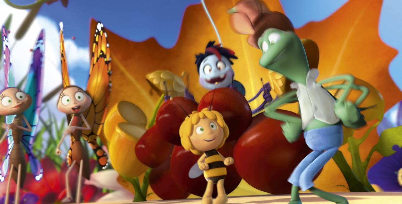「みつばちマーヤの大冒険」 (c)Studio 100 Media, Buzz Studios, Screen Australia, Screen NSW www.maya.tv and www.studio100.eu, TM Studio 100