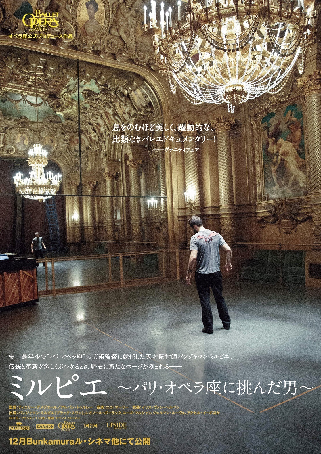 「ミルピエ ～パリ・オペラ座に挑んだ男～」ティザービジュアル