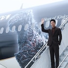 「シン・ゴジラ」コラボ航空機お披露目、長谷川博己「“空”からゴジラブームを」