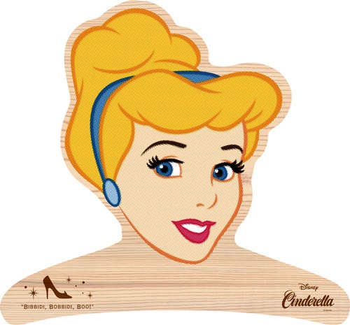 木製ハンガー Cos-Me シンデレラ (c)Disney