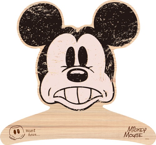 木製ハンガー Cos-Me ミッキーマウス (c)Disney