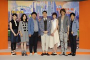 「ペット」吹替版完成報告会見の様子。