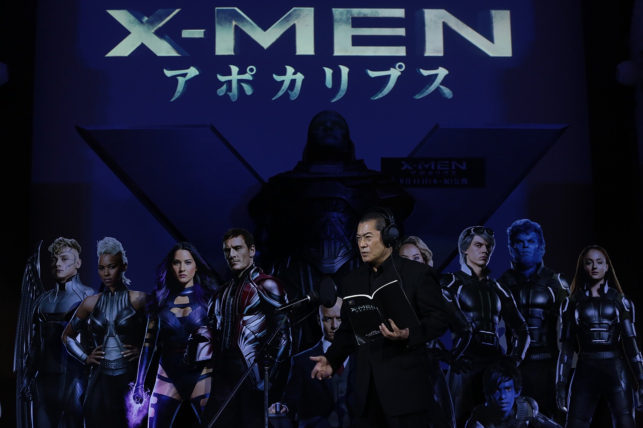 「X-MEN：アポカリプス」公開アフレコイベントの様子。