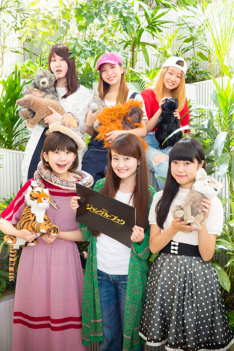 「ジャングル・ブック」のキャンペーンソングを担当するLittle Glee Monster。
