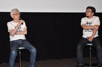 「『キングコング対ゴジラ』＜完全版＞4Kデジタルリマスター」上映イベントの様子。左から中野昭慶、樋口真嗣。