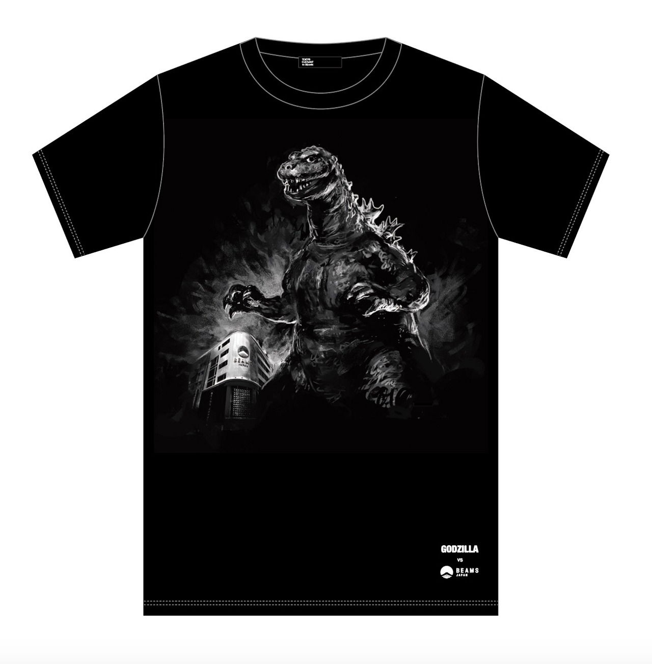 シン・ゴジラ展で販売されるTシャツ。（4104円）
