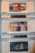 三鷹の森ジブリ美術館の展示の様子。