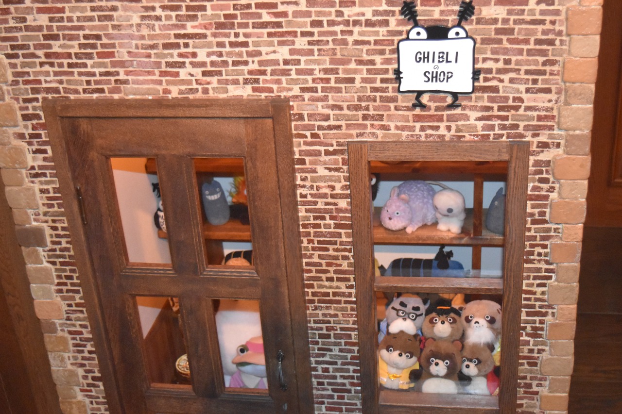 三鷹の森ジブリ美術館の展示の様子。
