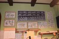 三鷹の森ジブリ美術館の展示の様子。