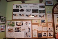 三鷹の森ジブリ美術館の展示の様子。