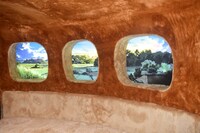 ネコバスの内部。