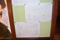 三鷹の森ジブリ美術館の展示の様子。