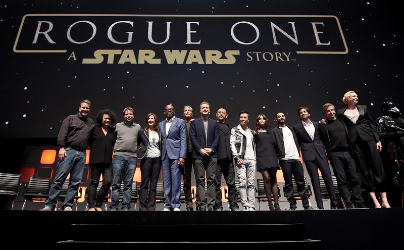 「スター・ウォーズ・セレブレーション」にて、「ローグ・ワン／スター・ウォーズ・ストーリー」プレゼンテーションの様子。