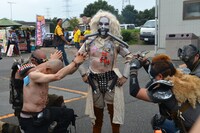 コスプレで参加したファンたち。