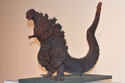 竹谷隆之の造形による「シン・ゴジラ2号雛型（着彩検討用）」。