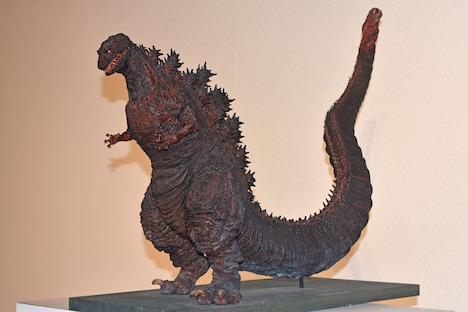 竹谷隆之の造形による「シン・ゴジラ2号雛型（着彩検討用）」。