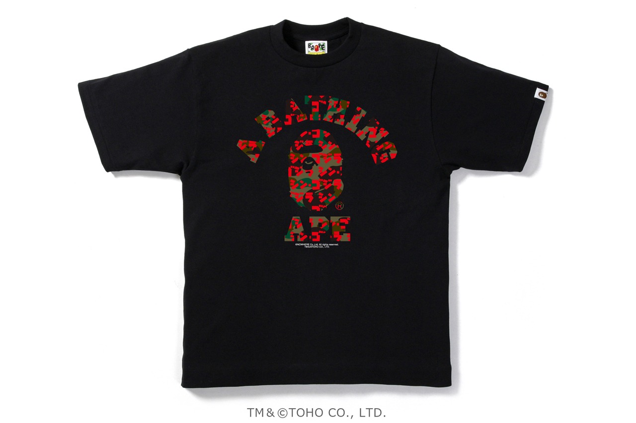 SHIN GODZILLA X BAPE COLLEGE TEE（8424円）