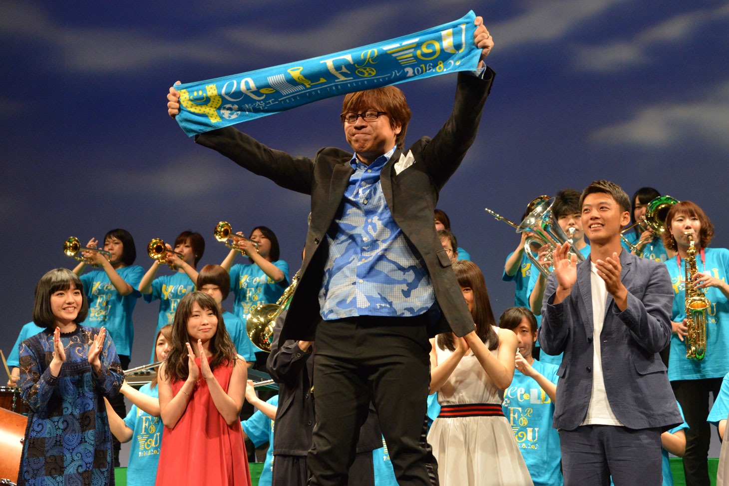 「青空エール」完成披露試写会にて、三木孝浩。