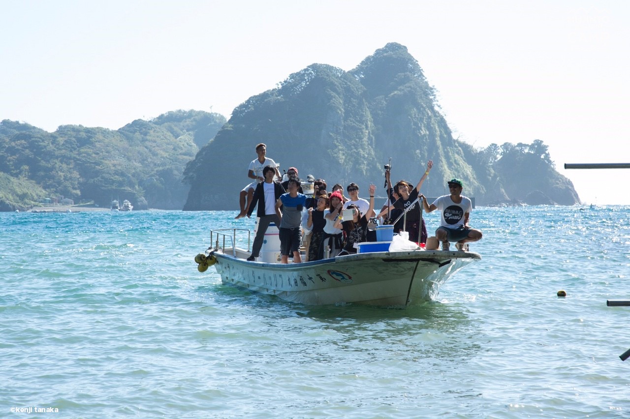 「MUJINTO cinema CAMP 2015」の様子。