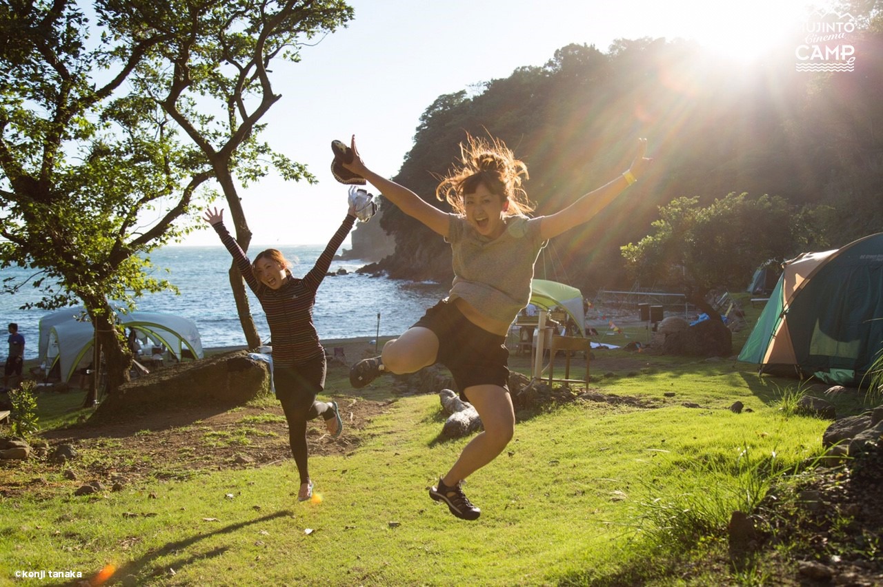 「MUJINTO cinema CAMP 2015」の様子。