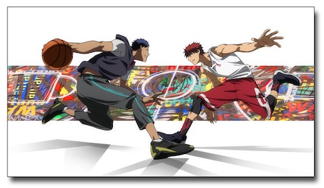 新作アクト「SPECIAL TIP-OFF ACT w/ OLDCODEX」より、青峰大輝（左）と火神大我（右）。※画像は制作中のもの。