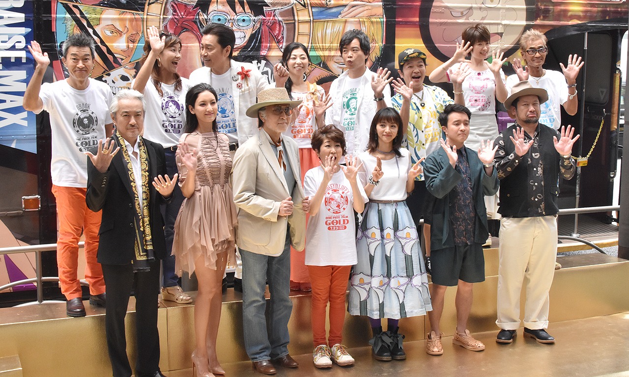「ONE PIECE FILM GOLD」初日舞台挨拶前フォトセッション。