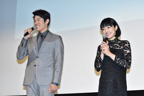 「ルドルフとイッパイアッテナ」試写会で行われたトークイベントの様子。