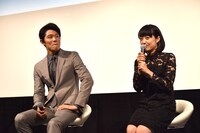 「ルドルフとイッパイアッテナ」試写会で行われたトークイベントの様子。