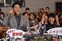 「ルドルフとイッパイアッテナ」試写会の様子。