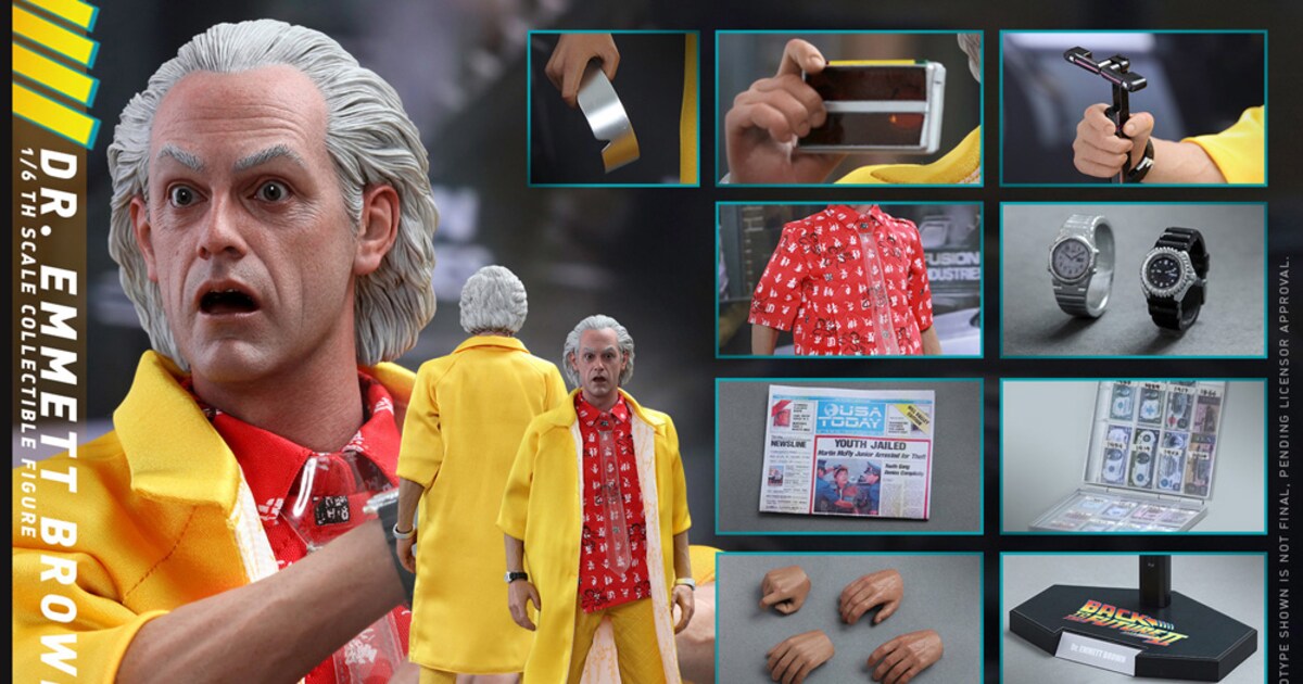 BTTF PART2」フィギュア発売、キメ顔マーティと驚き顔ドクの2種類 