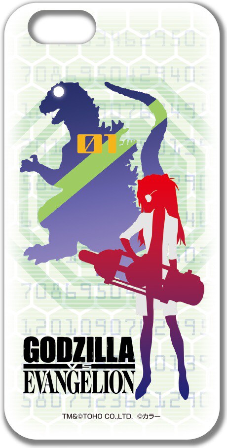 ゴジラ対エヴァンゲリオン iPhoneケース ゴジラ対アスカ（2052円）