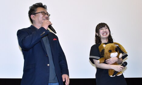 中村誠（左）と高森奈津美（右）。