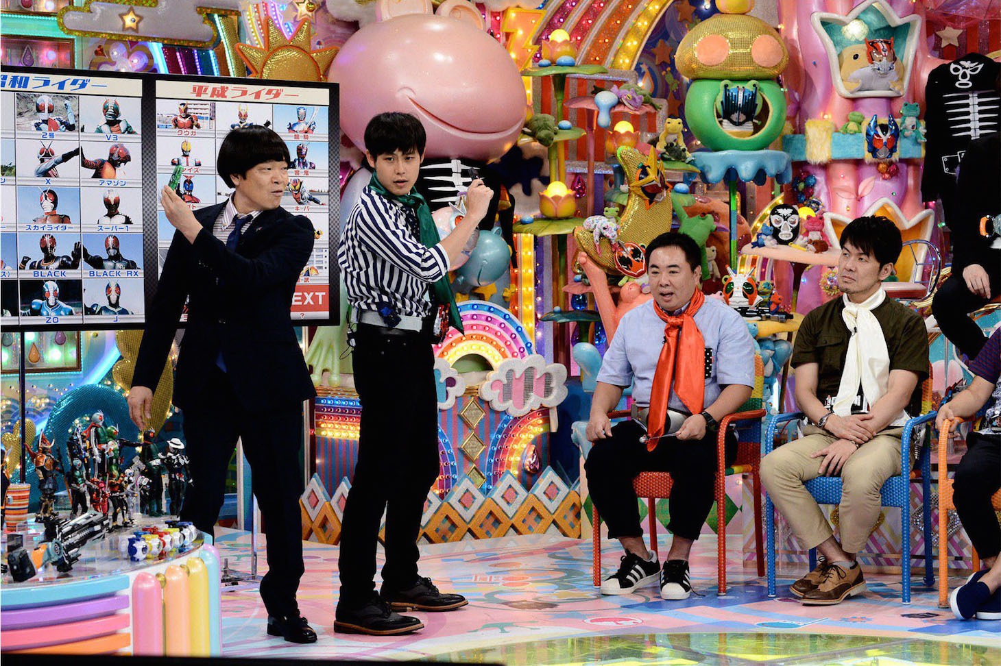 8月4日（木）放送の「アメトーーク！ 仮面ライダー芸人」より。(c)テレビ朝日