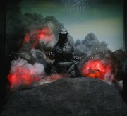 「ゴジラ対エヴァンゲリオン ジオラマ大決戦」にて展示されているジオラマ。