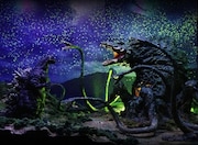 「ゴジラ対エヴァンゲリオン ジオラマ大決戦」にて展示されているジオラマ。