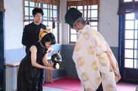 「ルドルフとイッパイアッテナ」大ヒット祈願＆招き猫奉納イベントの様子。